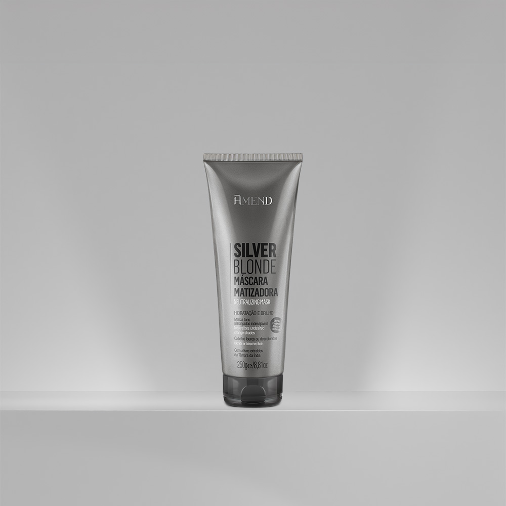 Máscara Matizadora Amend Silver Blonde 250g